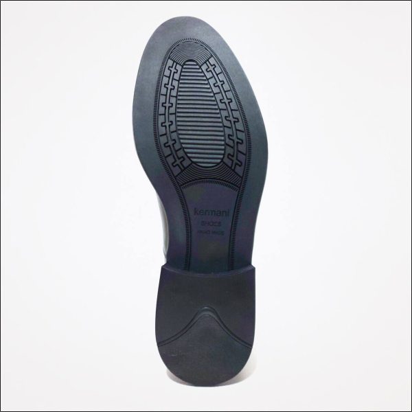 نیم بوت مردانه مدل چرم طبیعی دستدوز رنگ مشکی و قهوه ای کد ۶۲۶ - Image 6
