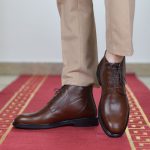 کفش چرم طبیعی مردانه مدل رنگ فلوتر قهوه ای کد مدل ۶۴۷ - Image 4