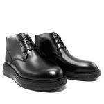 کفش چرم طبیعی مردانه رنگ مشکی نوع چرم رویه طبیعی گاوی مدل ۶۴۹ - Image 4