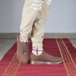کفش اسپرت چرم طبیعی، رنگ دارچینی، نوع چرم رویه هورس طبیعی گاوی کد مدل ۵۰۴ - Image 3