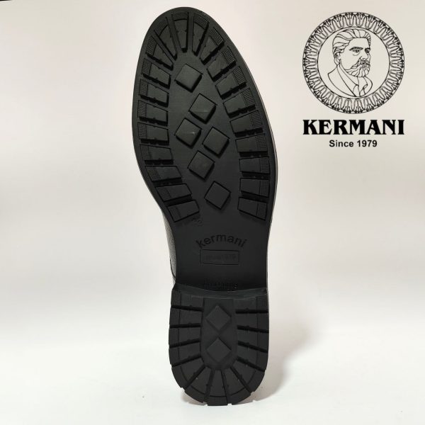 نیم بوت مردانه کرمانی مدل چرم طبیعی دستدوز کد 655 زیپی‌بندی